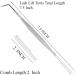 Pro Lash Lift & Tint Kit with Eye lash Separator Tool - Professional Steel Lifting Comb for Perm Extensions - Eyelashes Seperator with Supplies - Silver Steel, 1 Piece - Buy Online on GoSupps.com