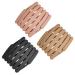 Teegxddy 3 Pieces Retractable Hair Band Women Hair Band Non-slip with Comb Teeth Wavy Hair Bands Portable Plastic Folding Headwear
