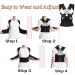Adjustable Posture Corrector for Men and Women - XL Black Back Brace for Shoulder and Spine Pain Relief - Buy Online on GoSupps.com
