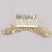 Bridal Gold Leaf Hair Comb Bridesmaid Hair Clips Hairpin Hair Accessories Wedding Hair Jewelry with Combs - Buy Online on GoSupps.com