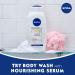 Nivea Nourishing Body Wash Botanical Blossom 20 fl oz - Hydrating & Refreshing - Buy Online on GoSupps.com