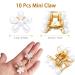10 Pcs Mini Pearl Hair Claw Clips with Flower Design - Girls Dance Clips & Sweet Hair Accessories - Buy Online on GoSupps.com