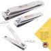 Buy Solingen Nail Clippers Set - Professional Stainless Steel Manicure & Pedicure Tools - 2 Pcs for Men Women & Babies - Made in Germany - Buy Online on GoSupps.com