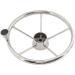 NovelBee 13-1/2 Stainless Steel Boat Steering Wheel with Control Knob and Cap - 5 Spoke Design - Buy Online on GoSupps.com