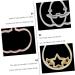 EXCEART 24pcs Epoxy alloy pendant blank hats wallet key holder bead keychain UV Resin Crafts mold witch hat - Buy Online on GoSupps.com