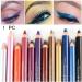 Fashion Colorful Eyeliner Pen Highlighter Waterproof Eyeshadow Glitter Pencil Cosmetic Glitter Eyeliner (Color : Style 03) - Buy Online on GoSupps.com