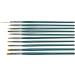 10-Piece Professional Nail Art Brush Set - High-Quality Green Gel & Acrylic Brushes for One Stroke & Nail Modeling - Buy Online on GoSupps.com