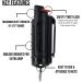 Police Magnum Keychain Pepper Spray Self Defense Belt Clip Holder - 3 Pack | Made in USA | Maximum Strength OC with Dye | Small Safety Key Chains for Men & Women - Buy Online on GoSupps.com