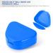 Prosthesis & Denture Box - Secure Container for False Teeth | Durable Dental Cup in White & Blue - Buy Online on GoSupps.com