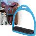 Pssopp Horse Riding Stirrups Anti-rust Aluminum Equestrian Stirrup Colorful Horse Riding Racing Equipment Saddle Accessories with Rubber Pad(Blue) - Buy Online on GoSupps.com