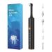 Tooth whitening set WBBRBBRBBR toothing the bleaching set for tooth cleaning and teeth lighten for polishing after gear cleaning tartar remover for reduction in plaque deposits (black)