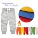 CuteOn Unisex Kids Elastic Waist Cotton Warm Trousers - 1 Year Grey | 1-5Years Baby Pants Bottoms - Buy Online on GoSupps.com