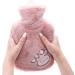 1000ml Cute Cartoon Animal Heat Bottle - Portable Plush Hot Water Bag for Winter Hand Warmth - Buy Online on GoSupps.com