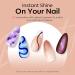 Modelones Gel Nail Polish Kit 20 Colors Nude Gel Polish Set White Glitter Pink Navy Blue Chameleon with Glitter Glossy&Matte Top Base Coat Nails Art Starter Manicure Home DIY Gifts Pink Blue - Buy Online on GoSupps.com