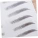 NOLITOY 2pcs 3d Eyebrow Stickers Makeup Stickers Natural -like Eyebrow Transfer Stickers 6d Tool Water Proof - Buy Online on GoSupps.com