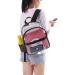 Clear Stadium Approved Small Backpack - Waterproof Transparent Bag for Work & Sports Events (Black) - Buy Online on GoSupps.com