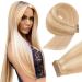 YDDM TAPE in Extensions Real Hair 20Pcs 50cg Ashblond with Bleichblond Invisible Tape Extensions Real Hair Extensions Tape Extensions Real Hair Skin Weft Hair Extension (20 inch 18/613#) 18/613# 20inch (50cm) -20PC