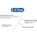 EZ Floss - 240 Dental Flossers with Strongline floss. Individually Wrapped Floss Picks. (2x120count packs) - Dental Floss Sticks - Dental Floss - Tooth Floss Picks - Buy Online on GoSupps.com