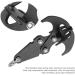 Enrilior Stainless Steel Black Grappling Hook for Climbing & Mountaineering | Outdoor Activity Rock Climbing Claw - Buy Online on GoSupps.com