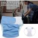 Dekaim Adult Cloth Diaper - Reusable Washable Adjustable Large Nappy (Blue) - Buy Online on GoSupps.com