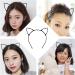 Fashion Cat Ear Headband Cute Headwear Headpiece Cat Ear Hair Hoop for Cosplay Anime Holiday Events Fancy Dress - Buy Online on GoSupps.com