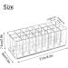 Drerio Lip Gloss Holder & Lipstick Organizer Box - 24 Slot Transparent Makeup Storage - Buy Online on GoSupps.com