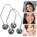 Appareil Fossettes Visage 2 Paires en Alliage Noir Entra neur de Fossettes pour Joues Outil de Tonification Visage Portable pour Exercices de Sourire Naturels et Soins - Buy Online on GoSupps.com