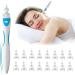 Ear wax removal Q Grips ear cleaner 360 Mear Spiral silicone ear cleaner Safe and soft ear wax removal removal with 16 replacement heads Cleaner EAR Cleaner for children and adults