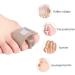 L Size Gel Toe Spacer Separators for Overlapping Toe & Bunion Corrector - Silicone Toe Spacers with Soft Gel Lining for Hallux Pain Relief - 6 Pieces - Buy Online on GoSupps.com