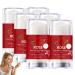 Lot de 6 baumes cr me parfum s la rose - D odorant en stick naturel la rose - Protection durable 24 heures contre les odeurs des aisselles - Doux et non irritant - Hydratant et apaisant - Doux 6 pi ces.