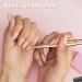 YONOY 5 Pcs Double-Ended Nail Art Brushes - Rose Gold Liner Brush Set for Fine Drawing and Details - Buy Online on GoSupps.com