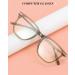 Myiaur Blue Light Blocking Fit Over Glasses for Women - Anti Digital Eyestrain & Headaches for Screens - A1 Brown - Buy Online on GoSupps.com