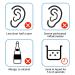 360-Piece Disposable Ear Hole Floss Earring Cleaner for Piercing Aftercare - Gentle Cleaning Line for Odor Removal - Ideal for Women, Men, and Girls - Buy Online on GoSupps.com