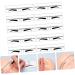  SOLUSTRE SOLUSTRE 10 Pieces Eyebrow Positioning Measuring Stencil Ruler Eyebrow Stamp Stencil Ruler Stirrups DIY Eyebrow Trimmer Disposable PVC - Buy Online on GoSupps.com