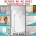 Fogless Shower Shaving Mirror Set - 2 Pack 6x4 Inches | Anti-Fog, Unbreakable & Portable Handheld Makeup Mirror for Bathroom Wall Hanging - Buy Online on GoSupps.com
