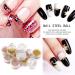 Mesiyun Nail Art Micro Beads & Metal Caviar Kit - 12 Pots | DIY Craft Manicure Decor - Buy Online on GoSupps.com