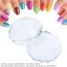 Nail Art Palettes Easy to Clea Nail Polish Glue Pallet Transparent Surface for Nail Art Artist - Buy Online on GoSupps.com
