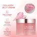 Buy Collagen Jelly Cream with Hydrolyzed Collagen - Anti-Wrinkle & Hydration Boost for All Skin Types - 100g - Buy Online on GoSupps.com