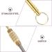 4pcs Metal Cleansing Keychain Professional Scoops Tools Multipurpose Spoons Wax Holder for Scoop in Camping Gifts Portable Removal Remover Earwax Multi-functional Pick Steel Spoon 1 - Buy Online on GoSupps.com