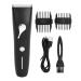 Barber Hair Clipper Powerful Motor Large Capacity Battery Barber Electric Hair Clipper Ergonomic with 2 Limit Combs for Salon