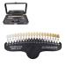 Professional R-20 Teeth Whitening Shade Guide with Mirror 20 Colors Tooth Bleaching Shade Chart