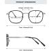 Magimodac Women s Blue Light Filter Computer Glasses - Stylish Metal Frame Anti-Blue Light Nerd Glasses in Black - Buy Online on GoSupps.com