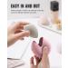 FERYES 2 PCS Makeup Sponge Holder - Silicone Beauty Blender Case for Travel - Pink Makeup Sponge Storage - Buy Online on GoSupps.com