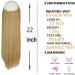 OMGREAT Dirty Blonde Halo Hair Extensions 22 Inch - Heat Resistant Synthetic Hairpieces for Women - No Clip Hidden Wire Headband - Straight Long Hair - #2 Dirty Blonde - 4.4 Oz - Buy Online on GoSupps.com