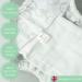 Buy MuslinZ Pack of 6 Size 1 Prefold Muslin Diapers White - Soft Absorbent & Eco-Friendly | International Shipping Available - Buy Online on GoSupps.com