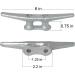 VEITHI 6 Inch Dock Cleat - Hot Dipped Galvanized Cast Iron Boat Cleats - Ideal for Boats, Kayaks, Docks - 12-Pack - Buy Online on GoSupps.com