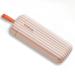 Travel Pill Organizers Pill Box with Hanging Rop Pull-Out Compartments Portable Pill Case Pill Box for Supplements Pills Vitamins and Medication (Pink)