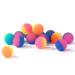 WELLGRO Flummi Frost 24 mm - Colorful bouncy balls bouncy balls party favors tombola - quantity selectable number of pieces: 15 pieces