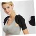 FOMIYES Heated Neck & Shoulder Massager Pad - XL Black Breathable Support Belt & Far Infrared Therapy | International Shipping - Buy Online on GoSupps.com