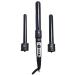 Black Trio Curling Iron | 3 Barrels for Effortless Curls | International Shipping Available - Buy Online on GoSupps.com